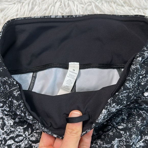 Lululemon Pace Rival Crop *22" Achromatize Ice Grey Black - Picture 4 of 8